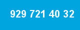 929 721 40 32 929 721 40 32